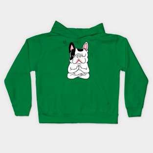 NAMASTE Frenchie Kids Hoodie